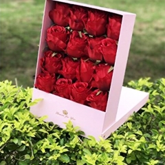 تصميم جديد بائع الزهور التعبئة هدية مربع. مربع هدية valentine