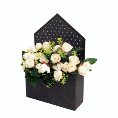مخصص شعار شكل مغلف ورقة مربع لتعبئة الزهور