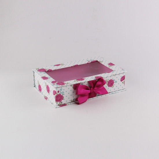 Paper gift  box with ribbon
