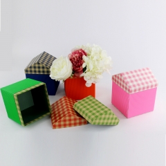 Lovely House Shaped Customized Storage Paper Gift Box for Kids